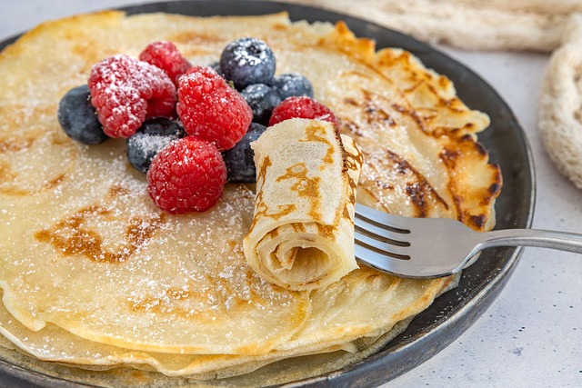 crepe aux fruits
